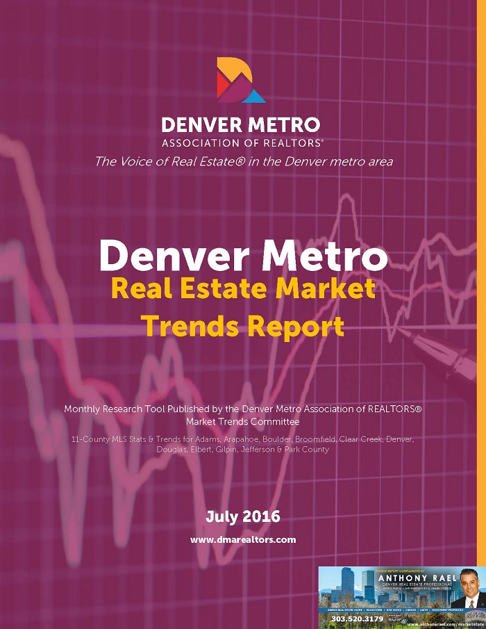 July 2016: Denver Real Estate & Housing Market Statistics &Trends Report : Denver Metro Association of REALTORS