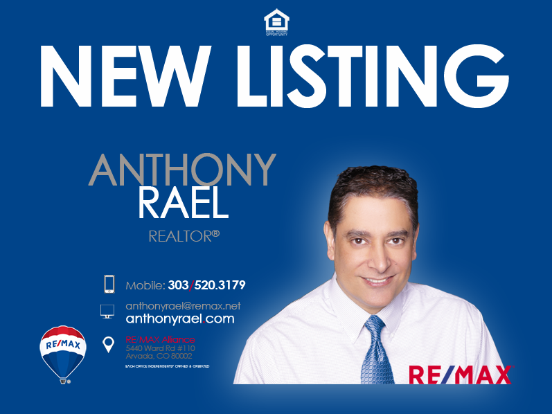 New Listing by Denver Colorado Real Estate Agent Anthony Rael