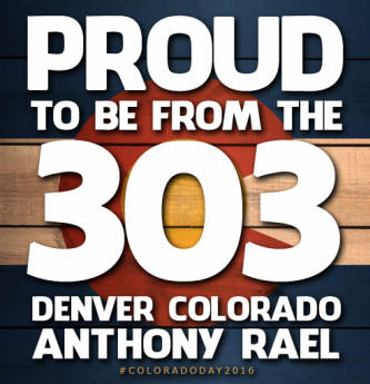 Proud to be from the 303 - Denver Colorado!