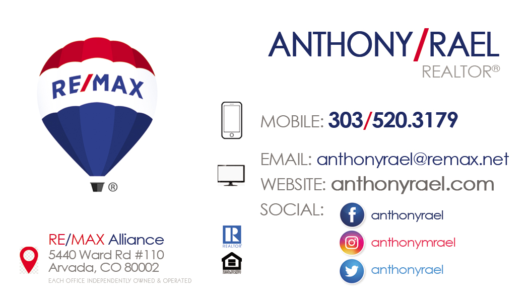 REMAX | When Experience Matters - 'Just Call Ants' - Denver Colorado Real Estate Agent Anthony Rael : Residential Real Estate | New Home Construction | Relocation | First-Time Buyers | Investment Properties | Home Loans | Market Statistics