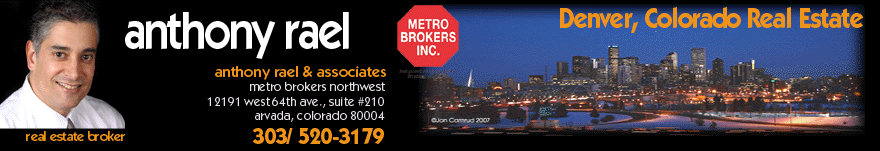 Lakewood Colorado Real Estate, Lakewood Relocation & Lakewood CO Homes for Sale - Anthony Rael, Lakewood CO Realtor 