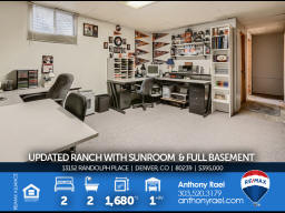 Updated Ranch Home for Sale : 13152 Randolph Place in Denver CO 80239