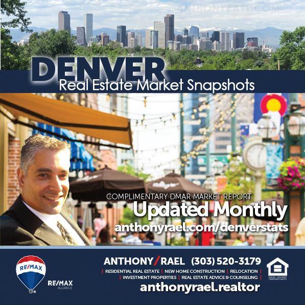 Denver CO Real Estate Market Snapshots by Anthony Rael, REMAX Colorado Realtor
