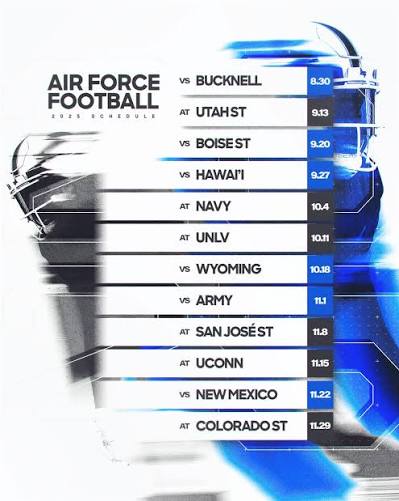 2026 Air Force Falcons Football Schedule